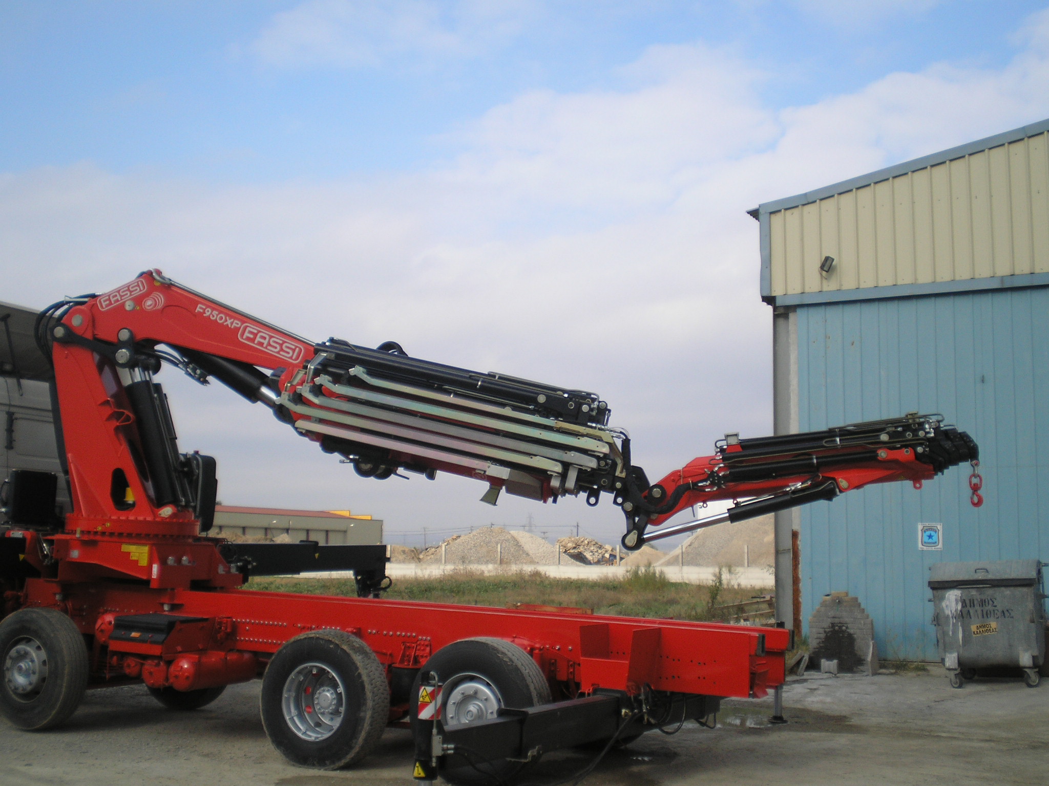 :::ΤΟΠΟΘΕΤΗΣΗ FASSI 950 AXP A28 ΣΕ VOLVO F12::: Γ. ΚΩΝΣΤΑΝΤΑΣ ΚΑΙ ΣΙΑ Ο.Ε.